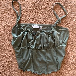 Size 6 Green ASOS Tank Top